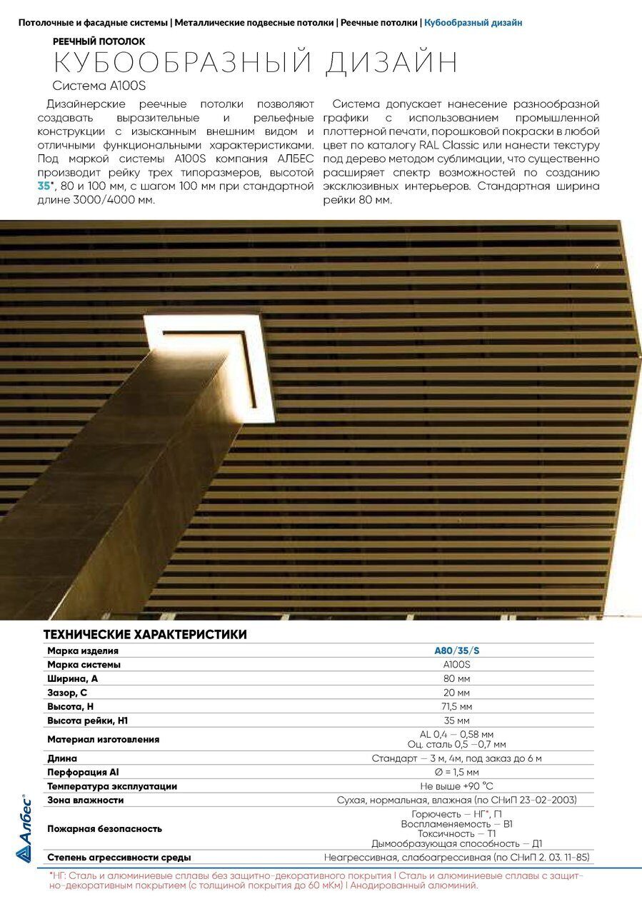 Реечный алюминиевый потолок: подвесная конструкция из панелей, профилей и реек (50 фото), технические характеристики